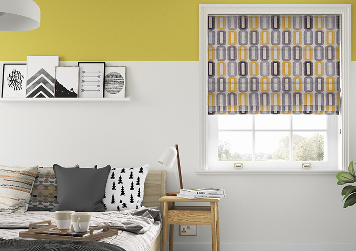 Soho, Ochre - Roman Blind - Image 3